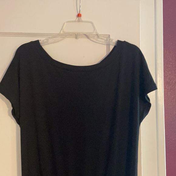 Off the shoulder black romper - Picture 2 of 3